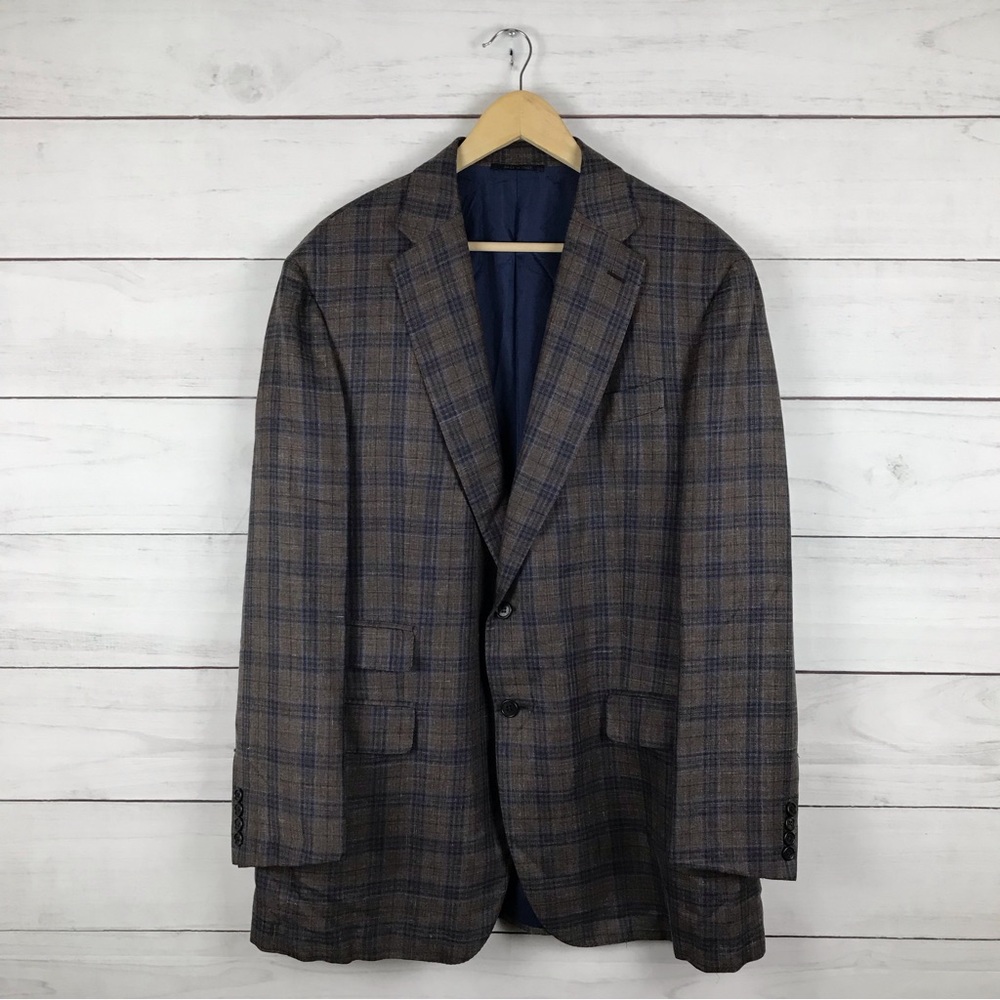 Sid Mashburn Plaid Blazer Jacket